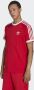 Adidas Originals Klassieke 3 Strepen T-shirt Red Heren - Thumbnail 2