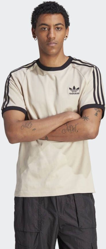 Adidas Originals Adicolor 3-stripes T-shirt T-shirts Kleding wonder beige maat: L beschikbare maaten:L
