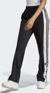 Adidas Originals Zwarte sportieve broek met drukknopen Zwart Dames