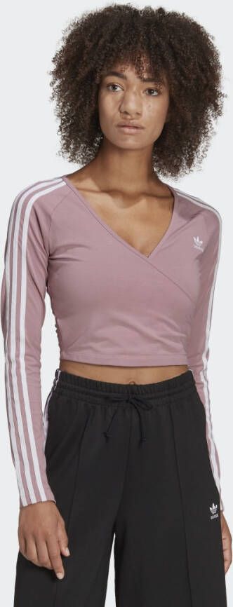 Adidas Originals Shirt met lange mouwen ADICOLOR CLASSICS CROPPED LONGSLEEVE