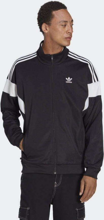 Adidas Originals Zwarte Sweater met Rits voor Heren Zwart Heren