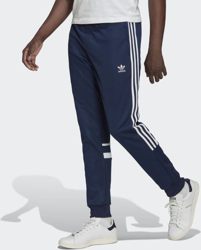 Adidas Originals Klassieke Cutline Blauwe Sweatpants voor Heren Blauw Heren