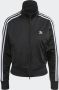 Adidas Originals Zwarte zip-sweatshirt met logo borduursel Black Dames - Thumbnail 2