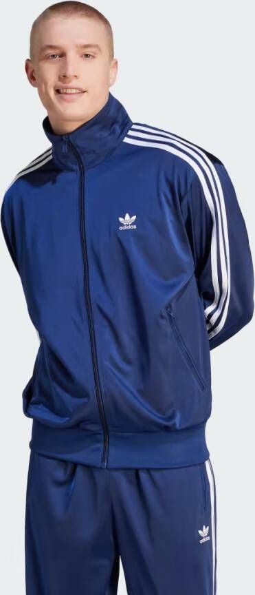 Adidas Originals Adicolor Firebird Trainingsjack Hooded vesten Kleding dark blue maat: M beschikbare maaten:M L