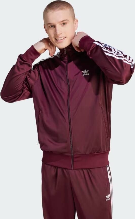 Adidas Originals Adicolor Firebird Trainingsjack Hooded vesten Kleding maroon maat: XL beschikbare maaten:L XL