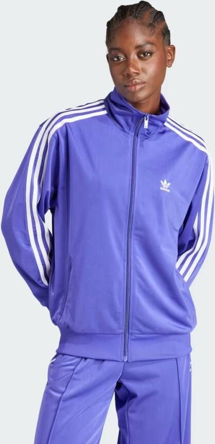 Adidas Originals Adicolor Firebird Trainingsjack Rits hoodies Dames energy ink maat: L beschikbare maaten:XS S M L
