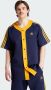 Adidas Originals Adicolor Plus T-shirt Jersey's Kleding dark blue crew yellow maat: M beschikbare maaten:S M L - Thumbnail 1