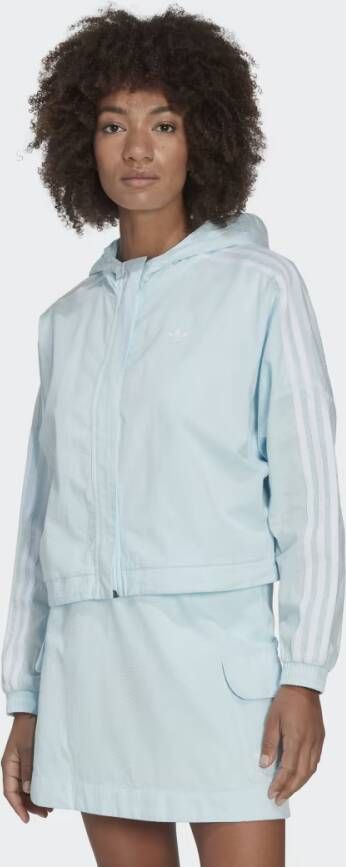 Adidas Originals Adicolor Classics Poplin Trainingsjack met Capuchon