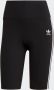 Adidas Originals Zwarte adicolor Dames Shorts met Contrasterende Banden Black Dames - Thumbnail 1