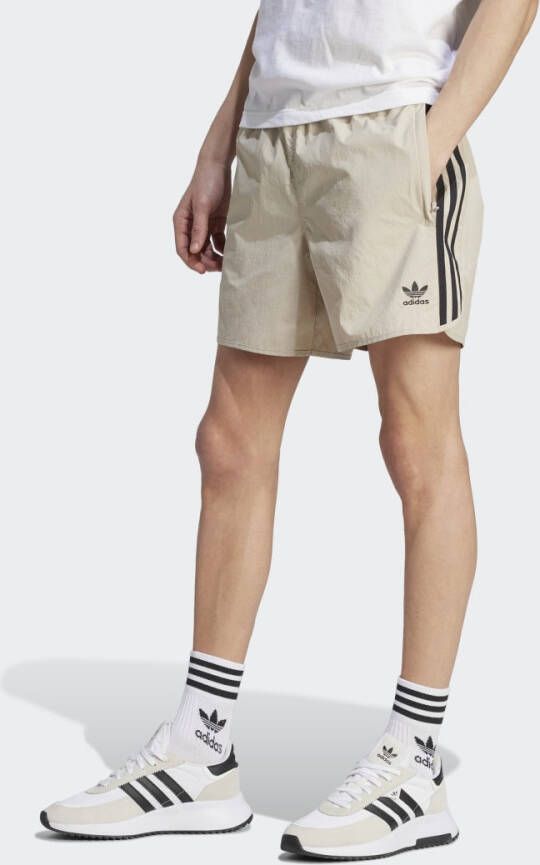 Adidas Originals Klieke Sprinter Shorts met Retro Charme Beige Heren