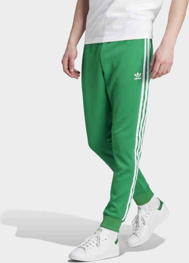 Adidas Originals Adicolor Superstar Jogging Broek Trainingsbroeken Kleding green white maat: L beschikbare maaten:S L XL XXL