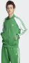 Adidas Originals Groene Zip-Up Sweatshirt met Colorblock Mouwen Groen Heren - Thumbnail 1