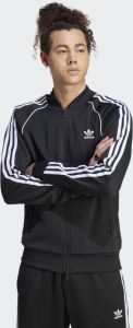 Adidas Originals Heren Zwarte Zip Sweatshirt Adicolor Classics SST Collectie Zwart Heren