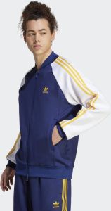Adidas Originals Blauwe zip-sweatshirt regular fit herfst-winter collectie Blauw Heren