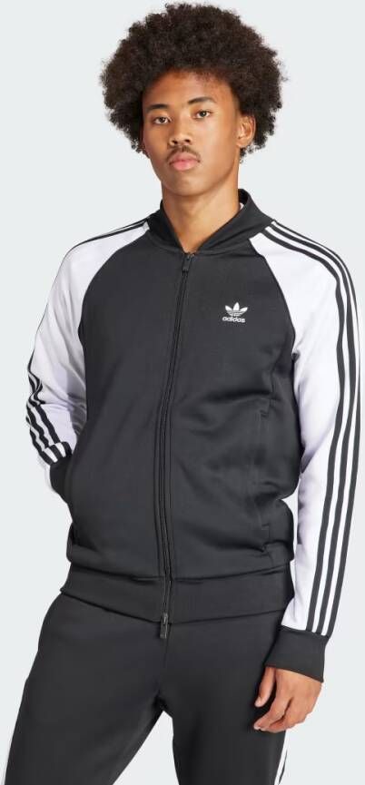 Adidas Originals Adicolor Classics SST Sweatshirt met Ritssluiting voor Heren Black Heren