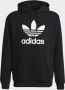 Adidas Klassieke Trefoil Lichtgewicht Hoodie Zwart Wit Black Heren - Thumbnail 1