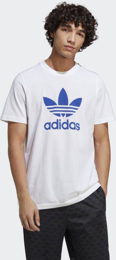 Adidas Originals Klassiek Trefoil Logo T-shirt White Heren
