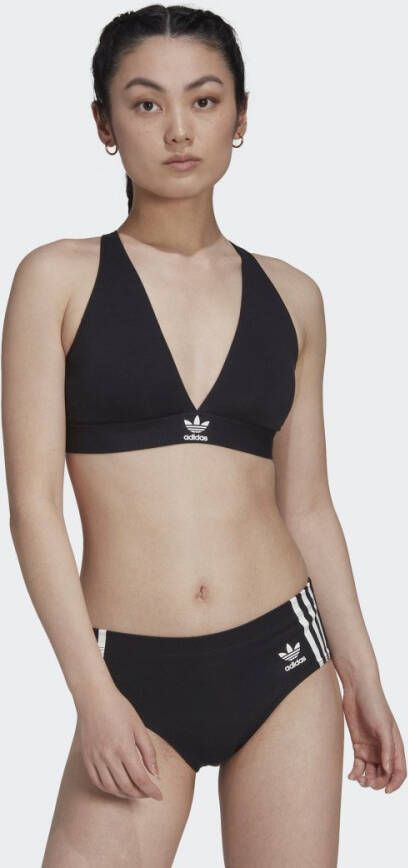 Adidas Originals Adicolor Comfort Flex Cotton Unlined Triangle Beha