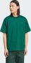 Adidas Originals Heren Groen Geribbelde T-shirt Green Heren - Thumbnail 1
