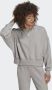 Adidas Originals Bluza Damska Administry Essentials Fleece Sweatshirt Hf7478 36 Grijs Dames - Thumbnail 1