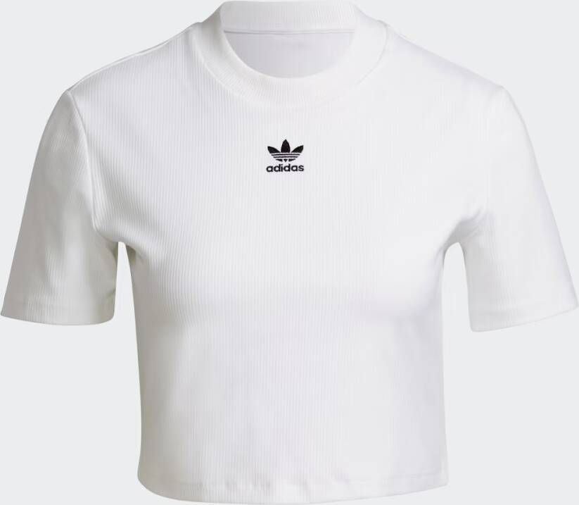 Adidas Originals Adicolor Essentials Rib Cropped T-shirt