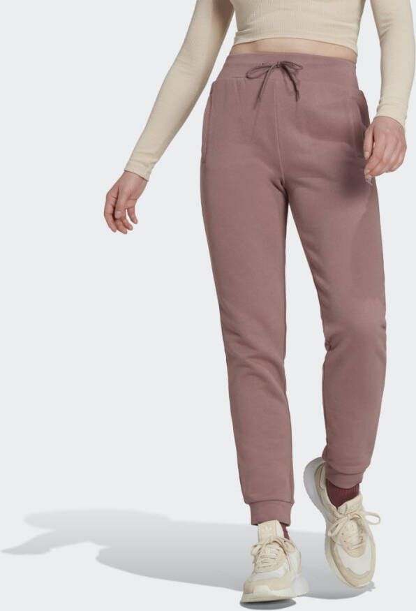Adidas Slim Jogger Lichtgewicht Trainingsbroek Pink Dames