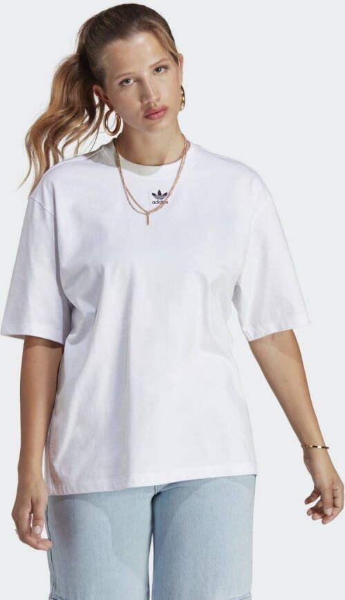 Adidas Originals Adicolor Oversized T-shirt T-shirts Kleding white maat: L beschikbare maaten:XS S M L XL