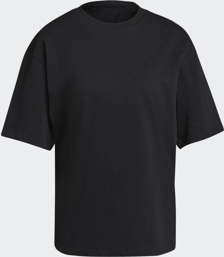 Adidas Zwart Jersey T-shirt voor dames met logo Black Dames