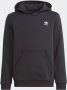 Adidas Originals Adicolor fleece hoodie zwart wit Sweater Logo 128 - Thumbnail 1