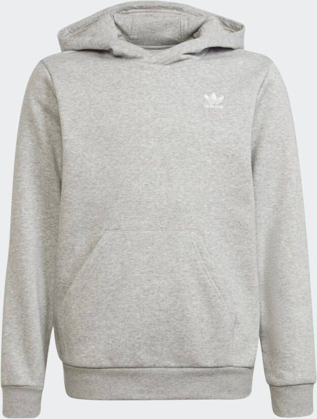 Adidas Originals Essentials Sweatshirt Hoodies Kleding medium grey heather white maat: 164 beschikbare maaten:140 152 164 176