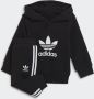 Adidas Originals Adicolor joggingpak zwart wit Trainingspak Katoen Capuchon 68 - Thumbnail 2