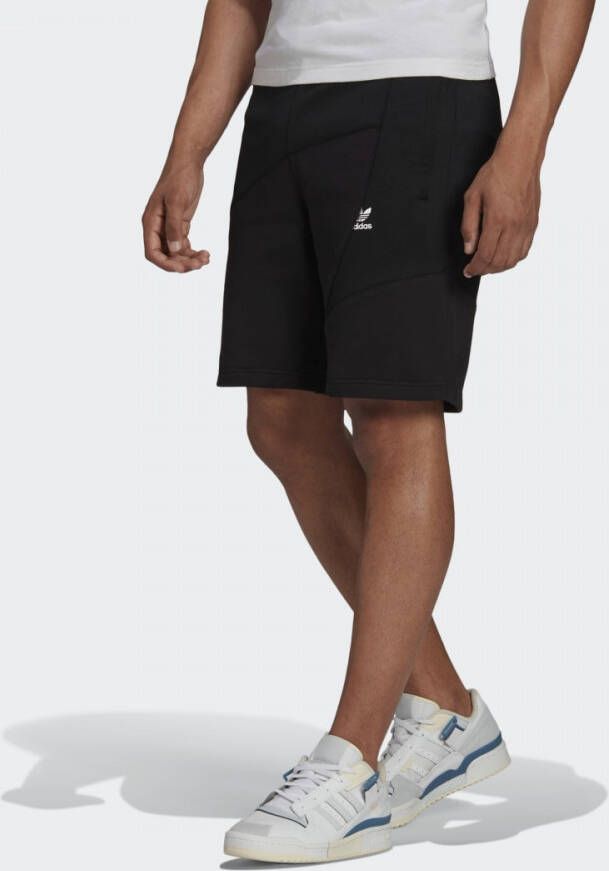 Adidas Casual Interlock Shorts Zwart Mannen Black Heren