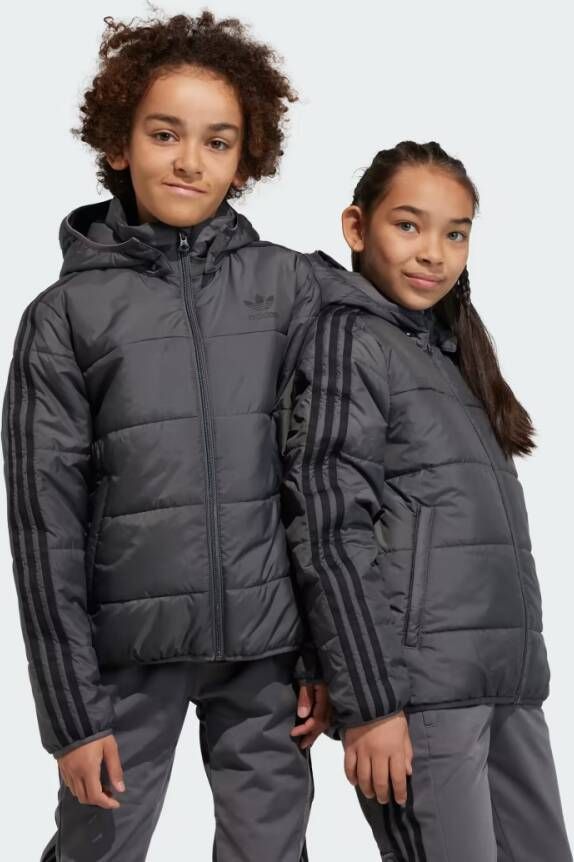 Adidas Originals Junior Padded Jacket Winterjassen Kids grey five maat: 152 beschikbare maaten:152