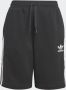Adidas Originals Zwarte sportieve shorts met Trefoil-logo en 3 strepen Black Heren - Thumbnail 2