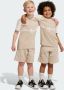 Adidas Originals Adicolor joggingpak wit Shirt + broek Beige Katoen Ronde hals 110 - Thumbnail 2