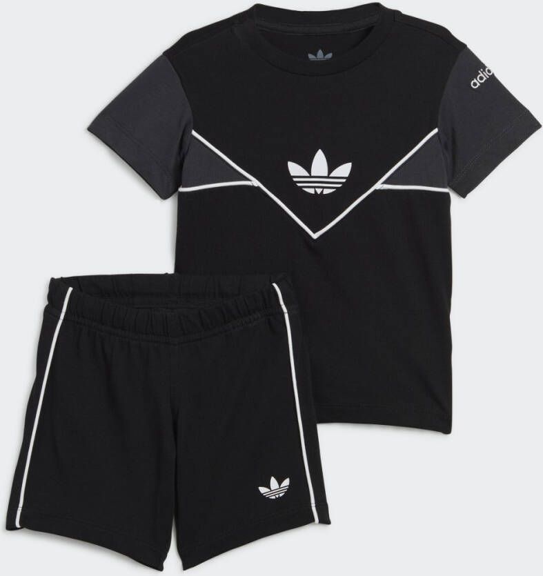 Adidas Originals sportset zwart Katoen Ronde hals Printopdruk 74