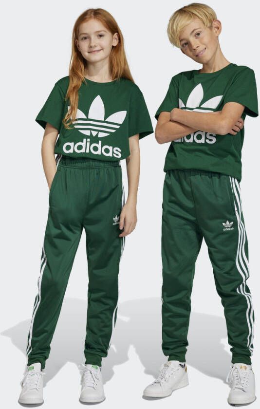 Adidas Originals Superstar trainingsbroek groen Polyester 152