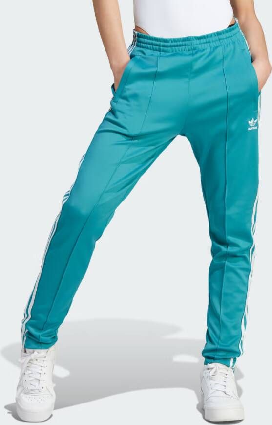 Adidas Originals Turquoise Sportbroek voor Dames Blauw Dames
