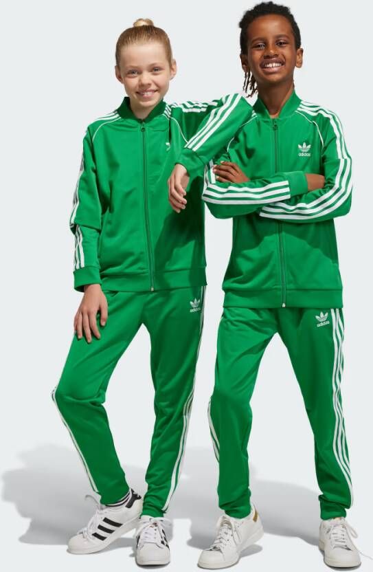 Adidas Originals Adicolor Superstar Jogging Broek Trainingsbroeken Kleding green maat: 176 beschikbare maaten:140 164 176