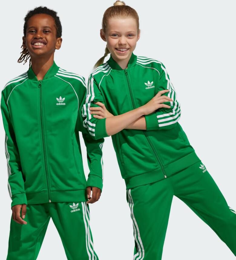 Adidas Originals SST Track Top Junior Green- Green