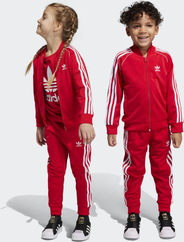 Adidas Originals SST Tracksuit Children Better Scarlet Better Scarlet