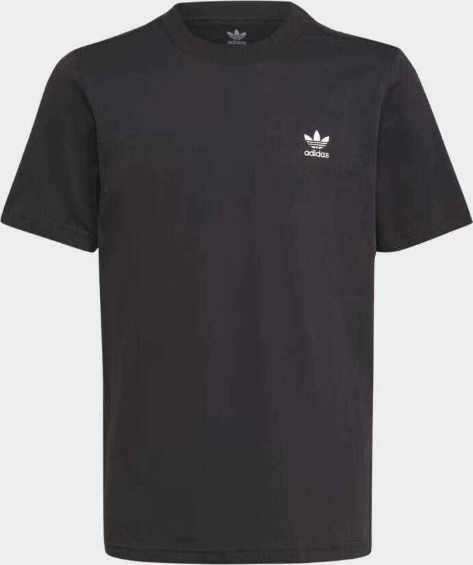 Adidas Originals T-shirt met logo zwart Katoen Ronde hals 128