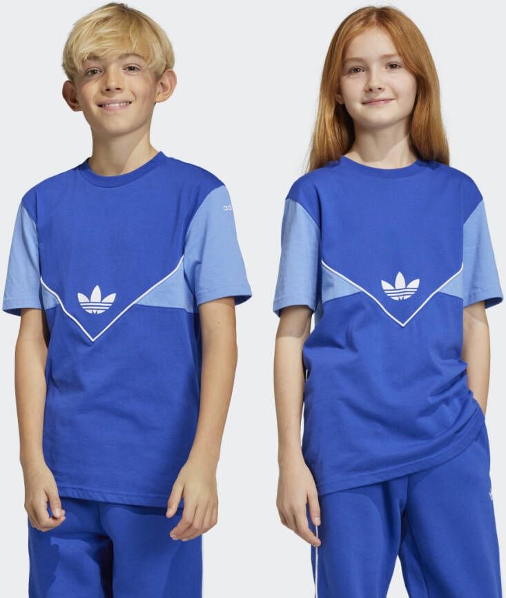 Adidas Originals Adicolor Next T-shirt T-shirts Kleding semi lucid blue blue fusion maat: 140 beschikbare maaten:140 152 164 176
