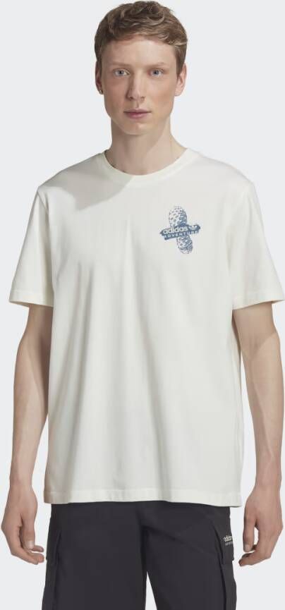 Adidas Originals Adventure Trail Tee T-shirts Kleding off white maat: XXL beschikbare maaten:XS S M XXL