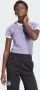 Adidas Originals Top met twee lagen en logo Purple Dames - Thumbnail 1