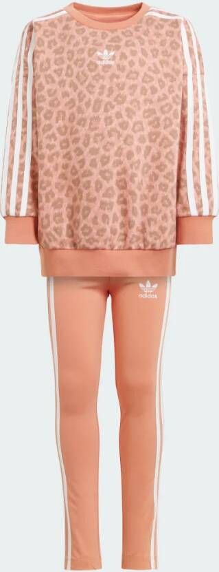 Adidas Originals Animal Allover Print Sweater en Legging Set