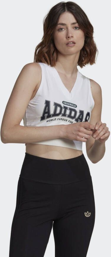 Adidas Originals Korte top met logoprint model 'CRPD BODYCON V'