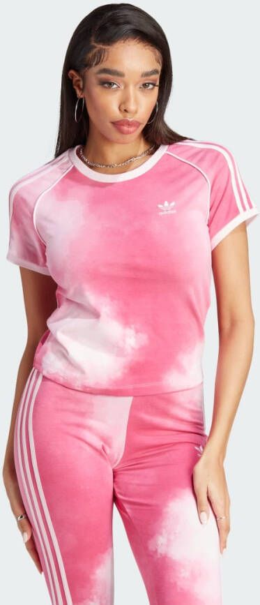 Adidas Originals Dames Rose Sunset T-Shirt Pink Dames