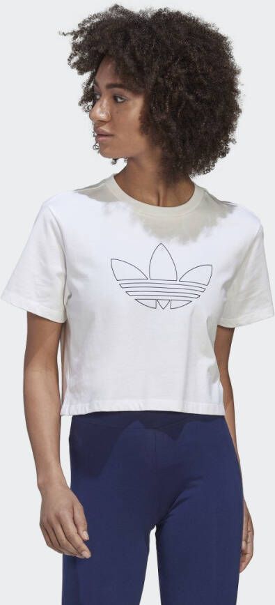 Adidas Originals Logoplay Cropped Tanktop T-shirts Kleding white maat: L beschikbare maaten:XS L