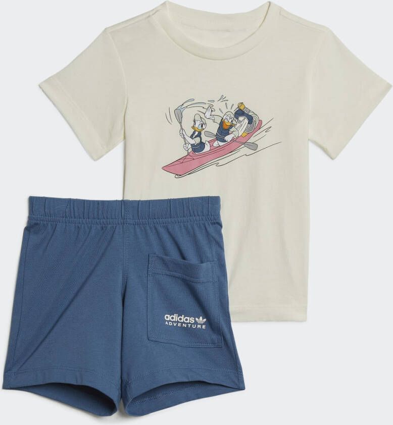 Adidas Originals Disney Mickey and Friends Short en T-shirt Setje